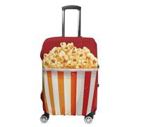 BTCOWZRV Gepäckabdeckung, Cartoon-Popcorn-Kofferabdeckung, waschbarer Koffer-Schutz, kratzfest, Gepäckabdeckung, Koffer, Anti-Schmutz-Abdeckungen für Reisen, passend für 45,7 - 81,3 cm Kofferraum,