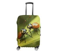 BTCOWZRV Gepäckabdeckung, Insekten-Motiv, waschbar, kratzfest, Gepäckabdeckung, Koffer, Anti-Schmutz-Abdeckungen für Reisen, passend für 45,7 - 81,3 cm Kofferraum, Stil:, L