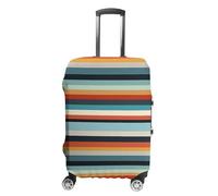 BTCOWZRV Gepäckabdeckung, modisch, gestreift, waschbar, kratzfest, Gepäckabdeckung, Koffer, Anti-Schmutz-Abdeckungen für Reisen, passend für 45,7 - 81,3 cm Kofferraum, Stil, XL