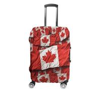 BTCOWZRV Gepäckabdeckung, Motiv: kanadische Flagge, waschbarer Koffer-Schutz, kratzfest, Gepäckabdeckung, Koffer, Anti-Schmutz-Abdeckungen für Reisen, passend für 45,7 - 81,3 cm Kofferraum, Stil:, S