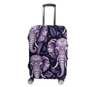 BTCOWZRV Kofferabdeckung, Cartoon-Motiv, niedlicher Elefant, waschbarer Koffer-Schutz, kratzfest, Gepäckabdeckung, Koffer, Anti-Schmutz-Abdeckungen für Reisen, passend für 45,7 - 81,3 cm Kofferraum,