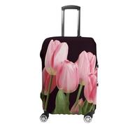 BTCOWZRV Kofferabdeckung, Motiv: Blumen, waschbar, kratzfest, für Reisen, passend für 45,7 - 81,3 cm Kofferraum, Stil:, M