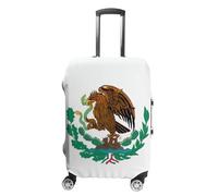 BTCOWZRV Kofferabdeckung, Motiv: Flagge von Mexiko, waschbar, kratzfest, Gepäckabdeckung, Koffer, Anti-Schmutz-Abdeckungen für Reisen, passend für 45,7 - 81,3 cm Kofferraum, Stil:, S