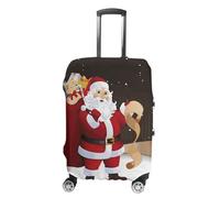 BTCOWZRV Kofferabdeckung, Motiv: Merry Christmas, waschbarer Koffer-Schutz, kratzfest, Gepäckabdeckung, Koffer, Anti-Schmutz-Abdeckungen für Reisen, passend für 45,7 - 81,3 cm Kofferraum, Stil:, M