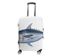 BTCOWZRV Kofferhülle Thunnus Tuna Thunnus Kofferabdeckung, waschbar, kratzfest, Gepäckabdeckung, Koffer, Anti-Schmutz-Abdeckungen für Reisen, passend für 45,7 - 81,3 cm Kofferraum, Stil, S