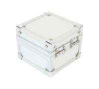 Btgghytr Multifunktionale Aluminium-Uhrenbox, Schmuckvitrine mit weichem Futter zur Aufbewahrung von Schmuck und Heimdekoration, stabiler Uhren-Organizer für Sammler