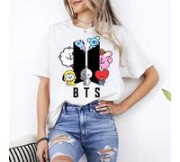 BTSs Comeback Tour 2026 T-Shirt, BT21 Characters Tee, BTSs Cartoon K-Pop Shirt, BTSs World Tour 2026, Army Fan Merch, Bangtan
