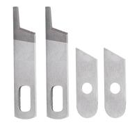 Buachois Obermesser Untermesser Set, Stahl Schneidmesser 412585 550449 für Overlock Serger Nähmaschine