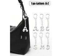 Bubble Anhänger, süßes Design, Buchstabe A-Z, multifunktional als Tasche/Rucksack/Halsketten-Anhänger, Geburtstags-/Muttertags-/Valentinstags-Geschenk