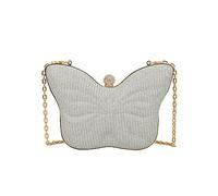 BUBEFSKD Abendtasche Kleine Clutch Geldbörse Für Damen Damen Handtasche In Schmetterlingsform Mit Kette Crossbody Hochzeitstaschen Taschen Trendige Taschenkette