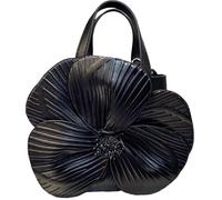BUBEFSKD Damen Abendtasche Modische Schultertasche Blumen Eimer Abendhandtasche PU Leder Umhängetasche
