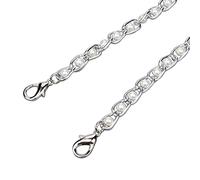 BUBEFSKD Künstliche Perle Ersatz Schulter Umhängetasche Metall Kettenriemen Handtaschenriemen Zubehör Für Frauen Mädchen Kette Taschenriemen Ersatz Umhängetasche