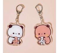 Bubu und Dudu kleiner Bär Rucksack Anhänger Schlüsselanhänger PVC Anhänger Rucksack Tasche Anhänger Brautjungfern Geschenke