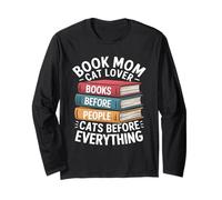 Buchen Sie Mom Cat Lover Cats Before Everything Langarmshirt