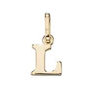 Buchstabe ' L ' Ketten Anhänger Goldanhänger 333 Gelbgold Einhänger Unisex