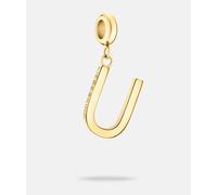 Buchstaben Anhänger aus Edelstahl gold