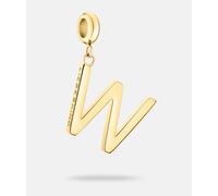 Buchstaben Anhänger aus Edelstahl gold