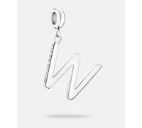 Buchstaben Anhänger aus Edelstahl silber
