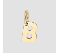 Buchstabenanhänger ADELIA´S "Unisex Anhänger - Buchstabe N Buchstabenanhänger aus 375 Gold", gold, Schmuckanhänger, Damen, Gelbgold 375, Schöne Geschenkidee zum einfach so (45322613-0) gold