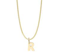 Buchstabenanhänger ADELIA´S "Unisex Anhänger - Buchstabe N Buchstabenanhänger aus 375 Gold", gold, Schmuckanhänger, Damen, Gelbgold 375, Perfekt als Geschenk zum einfach so (94546621-0) gold