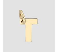 Buchstabenanhänger ADELIA´S "Unisex Anhänger - Buchstabe N Buchstabenanhänger aus 375 Gold", gold, Schmuckanhänger, Damen, Gelbgold 375, Ideal als Geschenk - dezent und elegant (62723913-0) gold