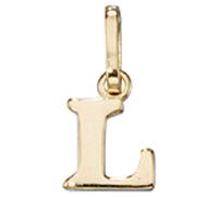 Buchstabenanhänger JOBO "Anhänger Buchstabe", gelbgold 333, Schmuckanhänger, Damen, L, Gelbgold 333, 333 Gold (73708849-0) gelbgold 333