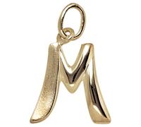 Buchstabenanhänger JOBO "Anhänger Buchstabe", gelbgold 375, Schmuckanhänger, Damen, M, Gelbgold 375, 375 Gold (38597846-0) gelbgold 375
