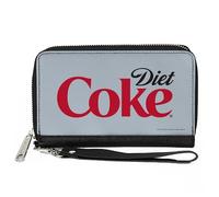 Buckle-Down Coca-Cola Geldbörse aus veganem Leder mit umlaufendem Reißverschluss