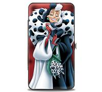 Buckle-Down Damen Geldbörse 101 Dalmatiner Cruella, 17,8 x 10,2 cm, mehrfarbig