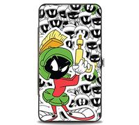 Buckle-Down Damen-Geldbörse mit Scharnier, Marvin der Martian, 17,8 x 10,2 cm