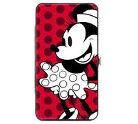 Buckle-Down Damen Scharnier Geldbörse Minnie Mouse Minnie Mouse 17,8 x 10,2 cm Scharnier Geldbörse - Minnie Mouse