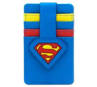Buckle-Down DC Comics Geldbörse Charakter Wallet Ausweishalter Superman Super Shield Logo Blau Vegan Leder