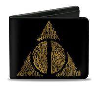 Buckle-Down Herren Bifold Wallet Harry Potter Reisezubehör-Bi-Fold-Brieftasche, Mehrfarbig, Einheitsgröße