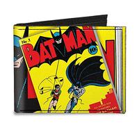 Buckle-Down Herren Canvas Bi-fold Wallet-Classic Batman Issue #1 Robin & Batm Zweifalten-Geldbörse, Multi, Einheitsgröße
