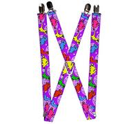 Buckle-Down Herren Suspender-Dinosaurs Hosentrger, Mehrfarbig, 1.0-inch Wide