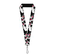 Buckle Down Herren Lanyard-1.0-Sylvester The Cat Poses Stacked Black Schlsselanhnger, Mehrfarbig, Einheitsgröße