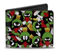 Buckle-Down Herren PU Bifold - Marvin the Martian, Schwarz