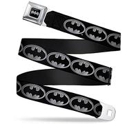 Buckle-Down Herren Sicherheitsgurt Batman Gürtel, Mehrfarbig, 4 cm Breit-61/97 cm Länge