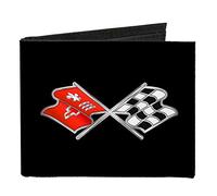 Buckle-Down Herren Standard Canvas Bifold Wallet Corvette C3, 10,2 x 8,9 cm