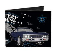 Buckle-Down Herren Standard Canvas Bifold Wallet-Scooby Doo Supernatural, 10,2 x 8,9 cm