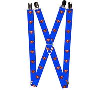 Buckle-Down Herren Strapse mit Schnalle - Superman, mehrfarbig, 8,9 x 6,3 cm