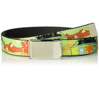 Buckle-Down Herren Web Belt 1.25" Gürtel, Scooby DOO Group in der Mystery Machine, 3 cm Breit-Passt Oben-107 cm Pant Größe