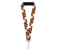 Buckle-Down Lanyard-Schnallen-Umhängeband, 2,5 cm, Galaxy, Weiß - mehrfarbig - Einheitsgröße