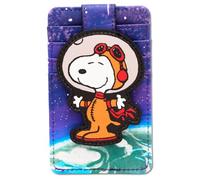 Buckle-Down Peanuts Wallet Character Wallet ID Card Holder Peanuts Astronaut Snoopy Pose Blues, Veganes Leder