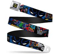 Buckle-Down Sicherheitsgurt - Batman & Joker Comic Strip - 2,5 cm breit - 50,8-91,4 cm lang, Mehrfarbig, Weit 2.5 cm/50-90 cm Länge