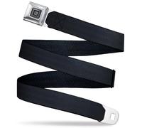Buckle-Down Sicherheitsgurt - Schwarz - 2,5 cm breit - 20-36 Zoll lang - mehrfarbig - 4 cm Breit-61/97 cm Länge