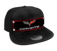 Buckle-Down Snapback Hat-C6 Corvette Logo rot/schwarz/grau/weiß, Mehrfarbig, Einheitsgröße