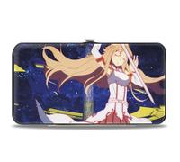 Buckle-Down Sword Art Online Geldbörse, aufklappbar, Sword Art Online Kirito und Asuna Night Sky Scenes, veganes Leder