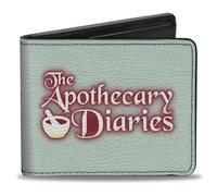 Buckle-Down The Apothecary Diaries Wallet Bifold The Apothecary Diaries Jinshi Pose and Title Logo Vegan Leather