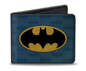 Buckle-Down Unisex-Erwachsene Bifold Wallet Batman Zweifalten-Geldbörse, Mehrfarbig, Einheitsgröße
